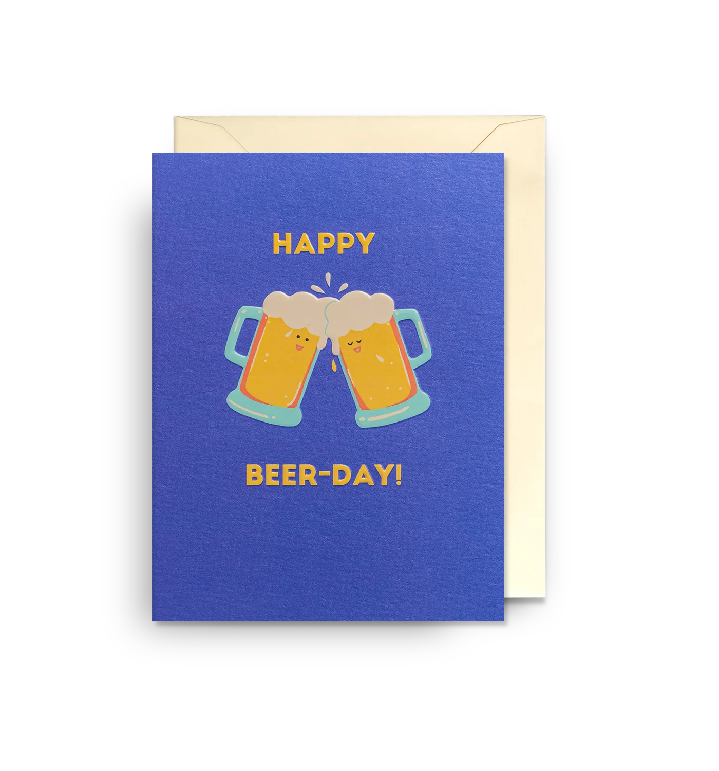 Pints Happy Beer-Day Mini Birthday Card