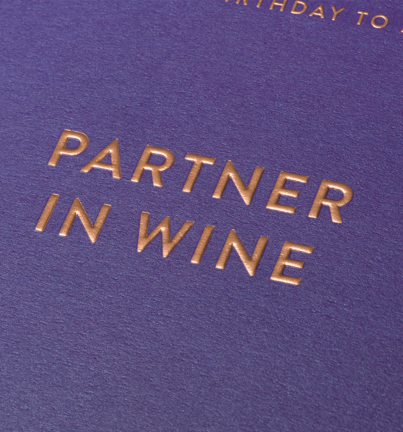 Partner in Wine