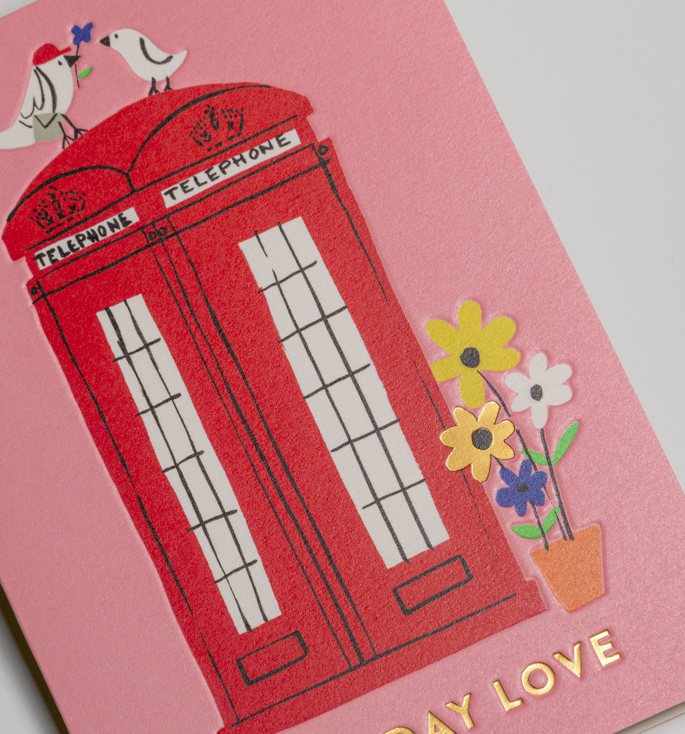Birthday Love Phone Box