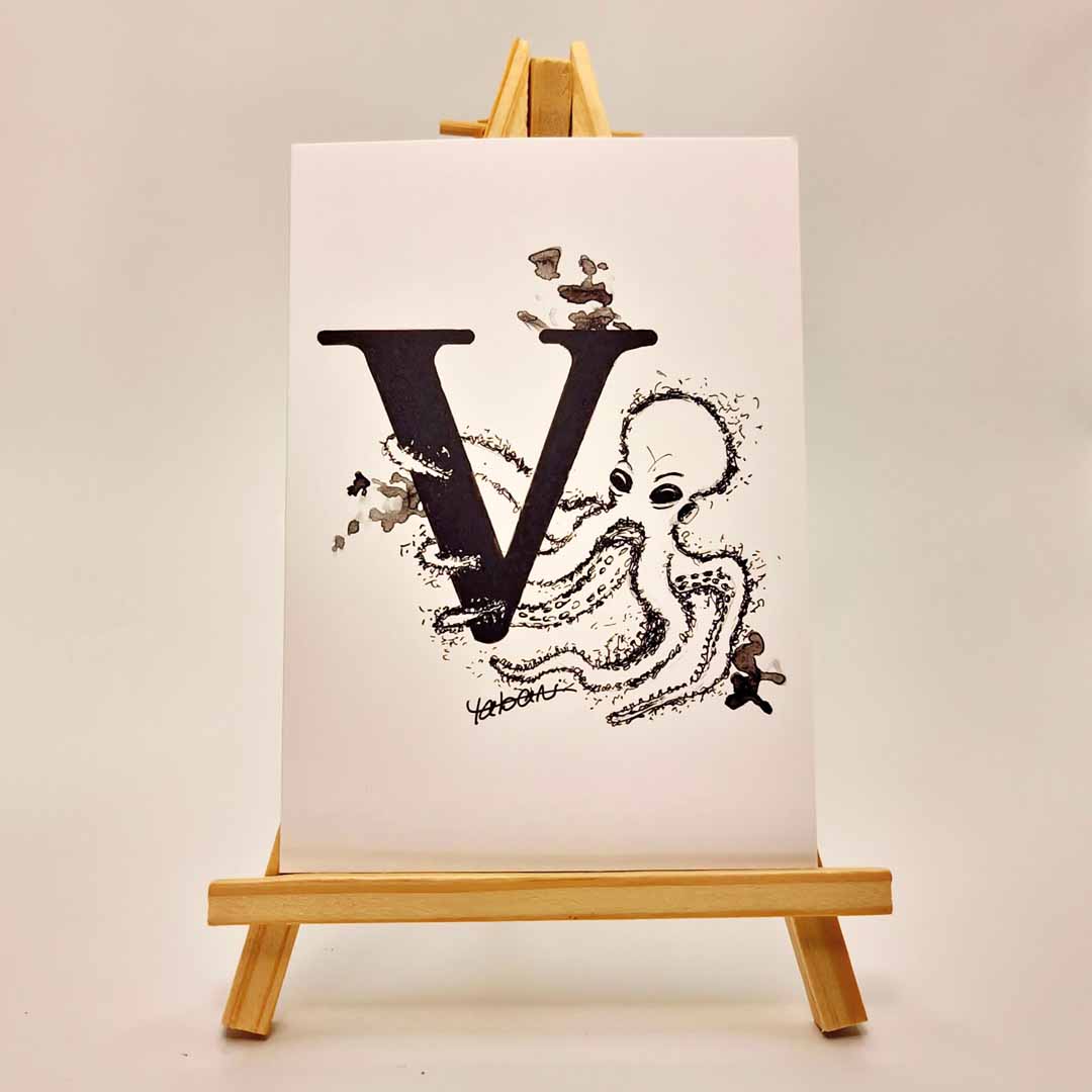 Tangled Letters: 'V'