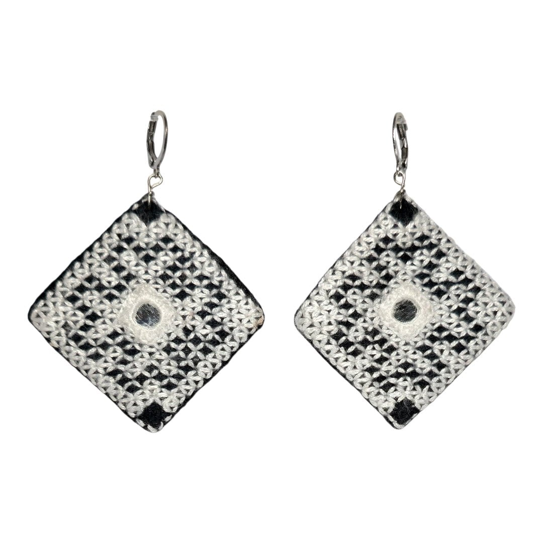 Baluchi Diamond Eye Earrings - UniqueEntity Art