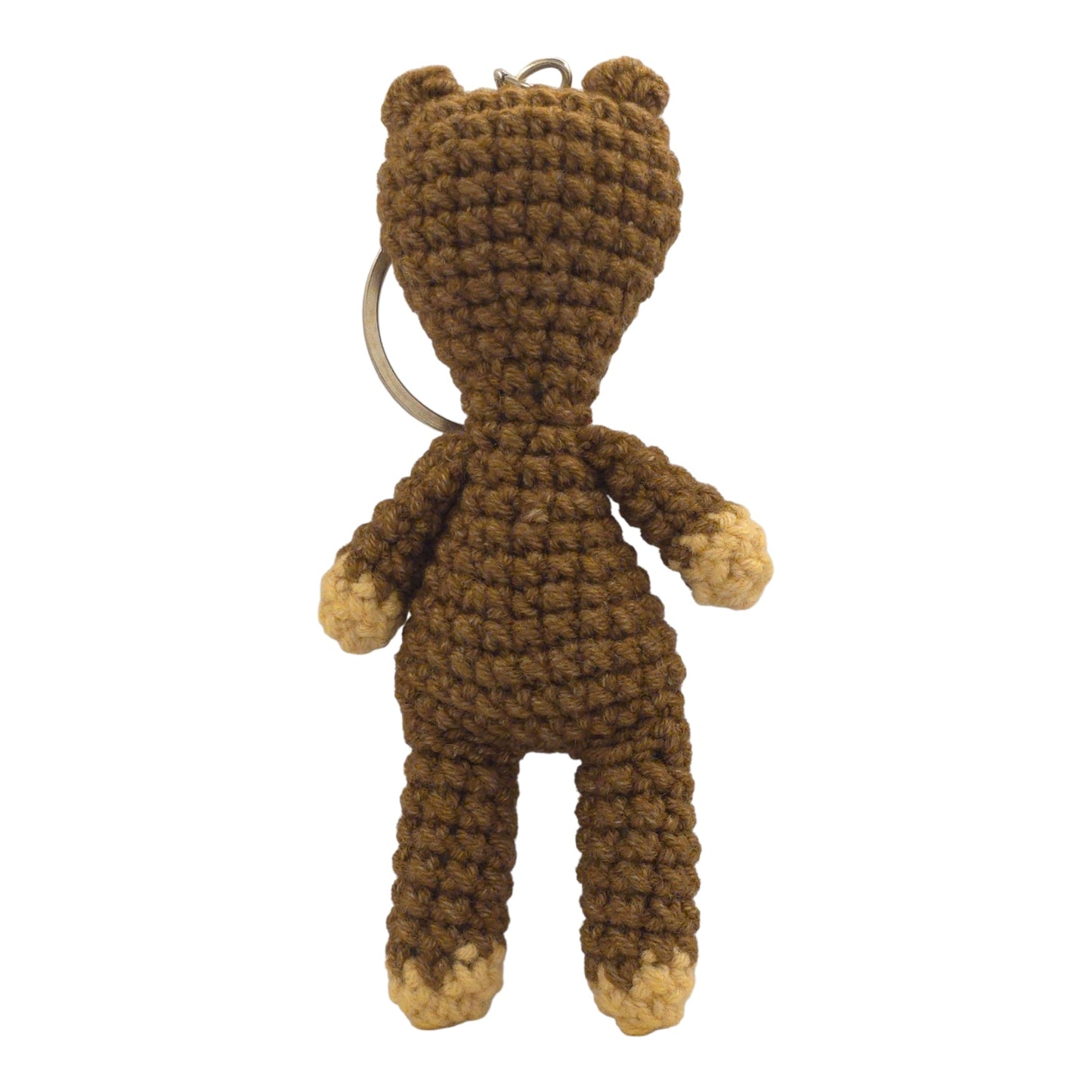 Brown Bear Amigurumi Keychain - UniqueEntity Art