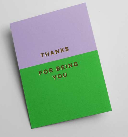 Cherished - Thanks, For Being You - Mini Card - UniqueEntity Art