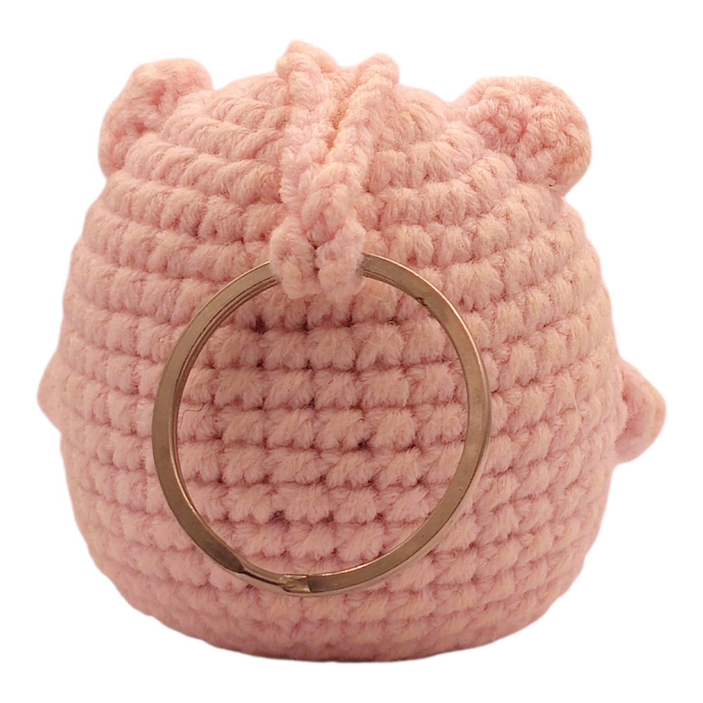 Chubby Pink Pig Keychain - UniqueEntity Art