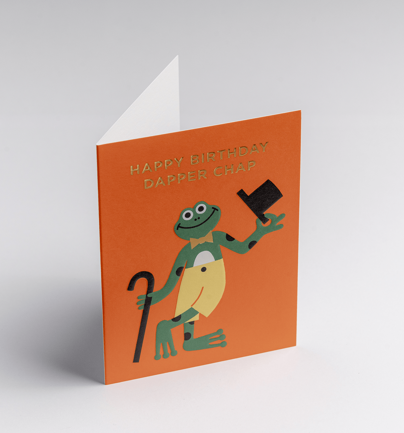 Dapper Chap Mini Birthday Card - UniqueEntity Art