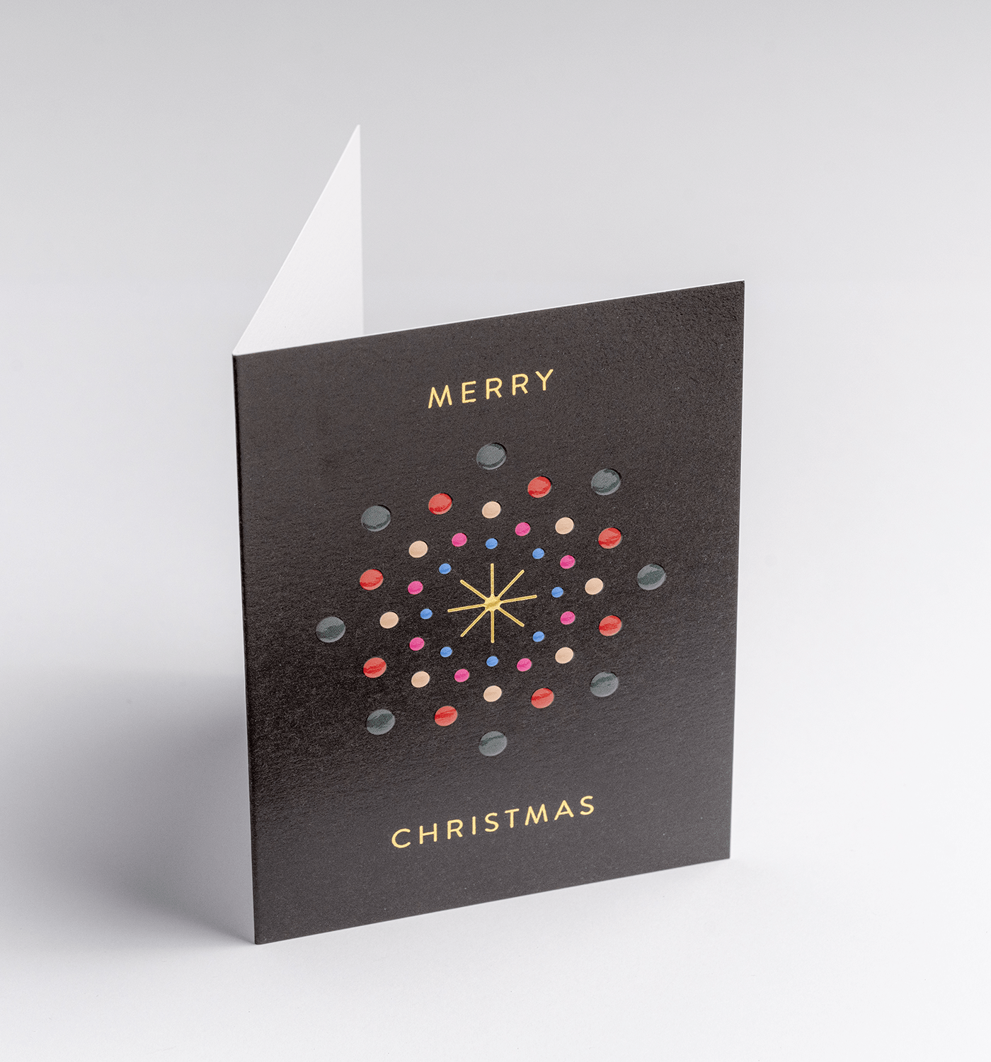 Decorative Snowflake Mini Christmas Card - UniqueEntity Art