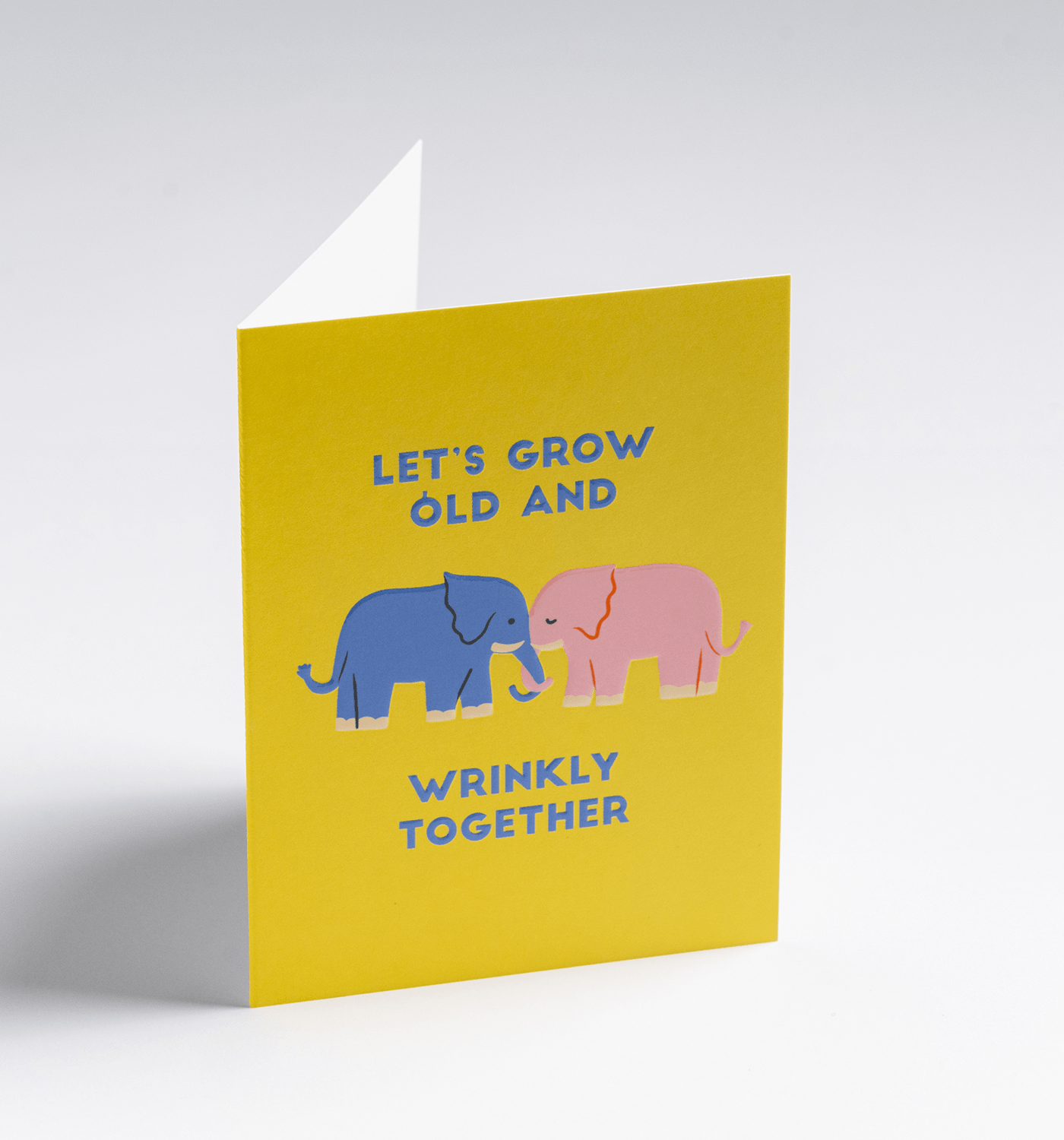 Elephants Lets Grow Old And Wrinkly Together - UniqueEntity Art