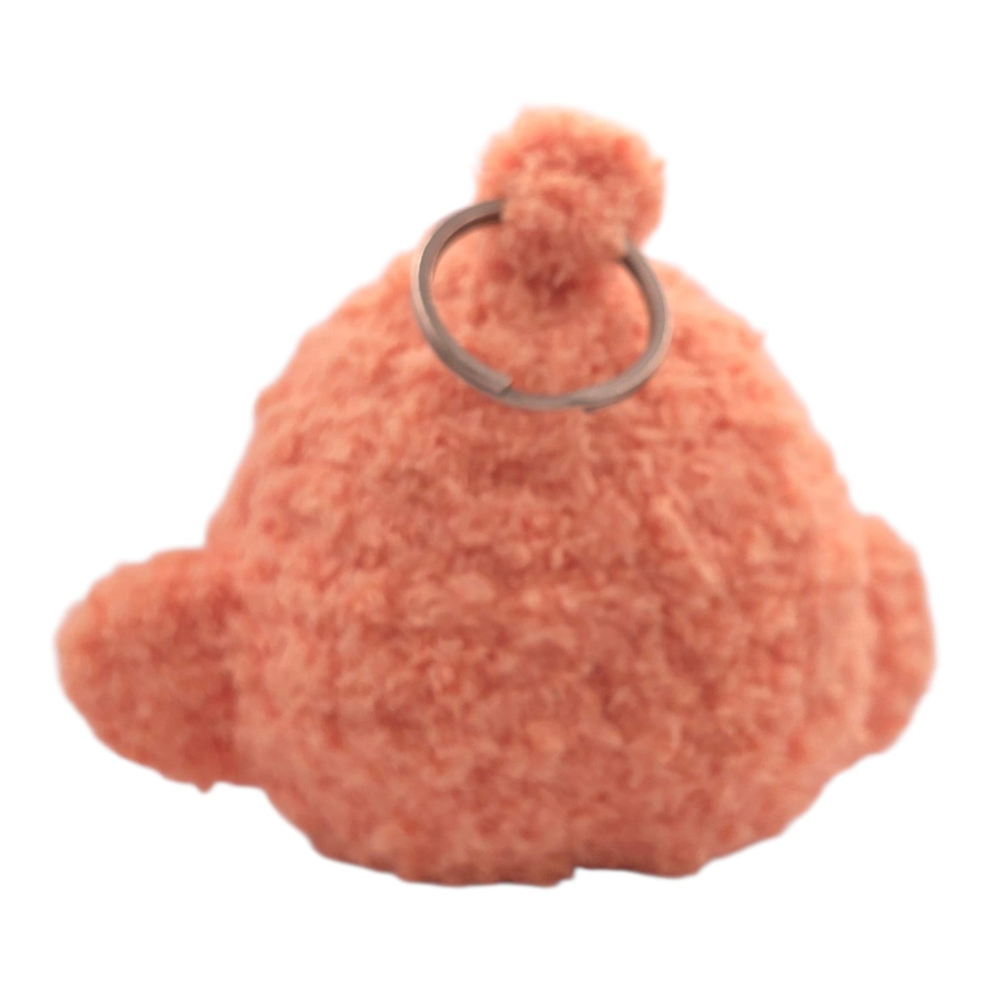 Fluffy Peach Chick Keychain - UniqueEntity Art