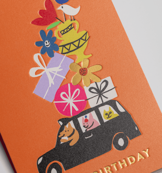 Happy Birthday Black Cab - UniqueEntity Art