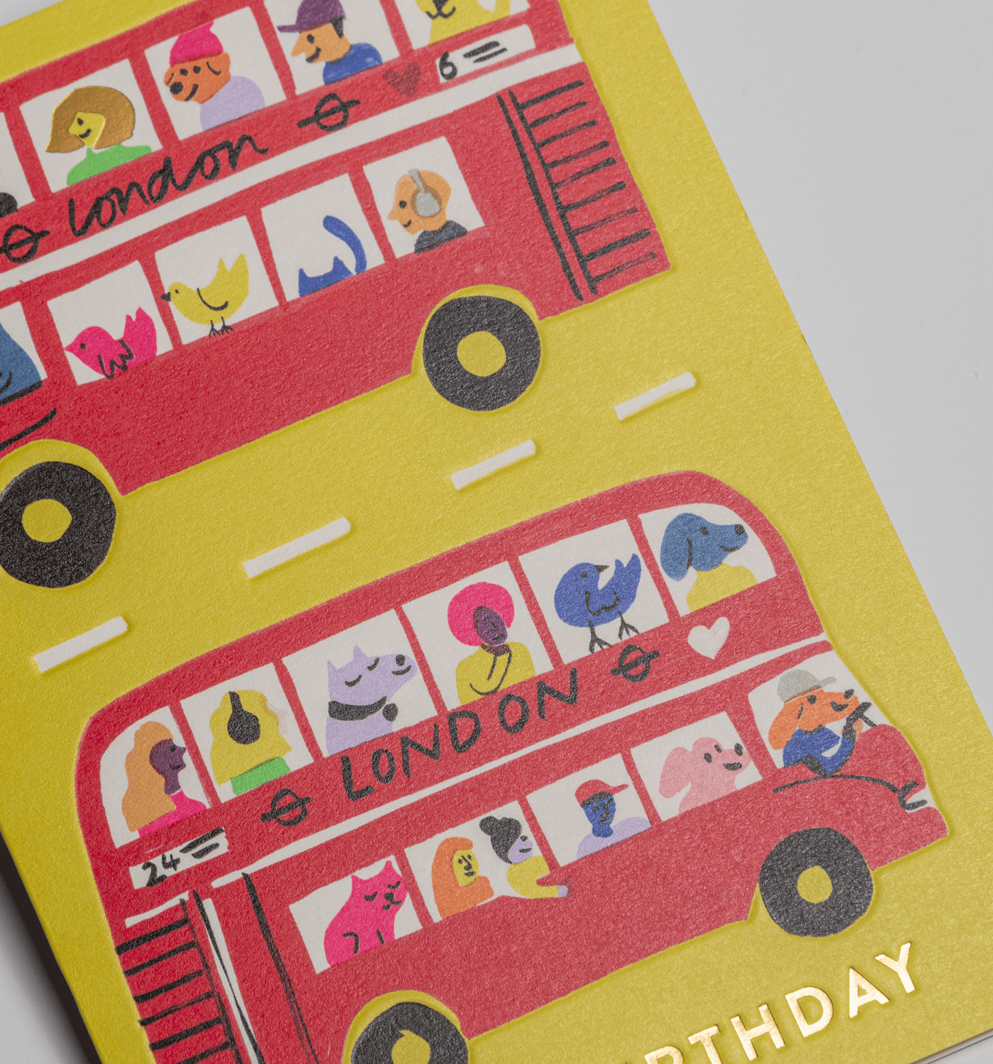 Happy Birthday London Buses - UniqueEntity Art