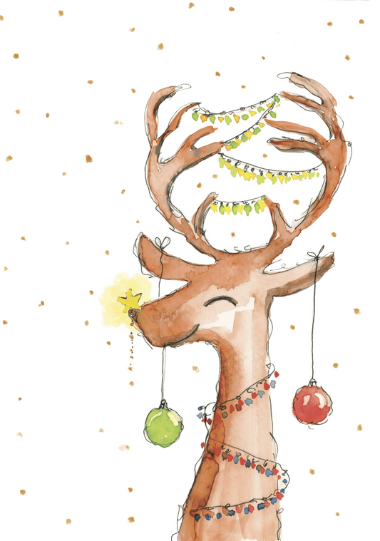Joyful Reindeer - UniqueEntity Art
