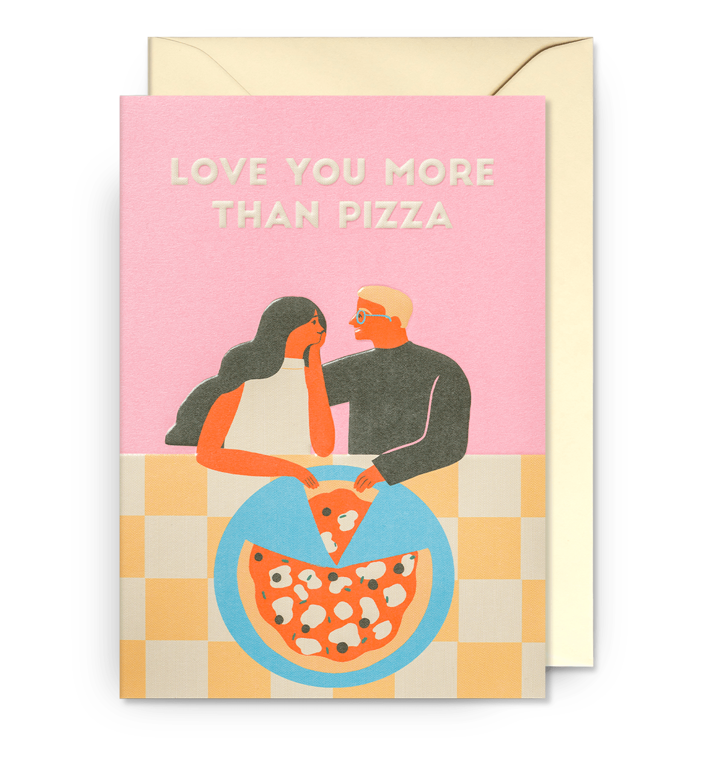 Love You More Than Pizza - UniqueEntity Art