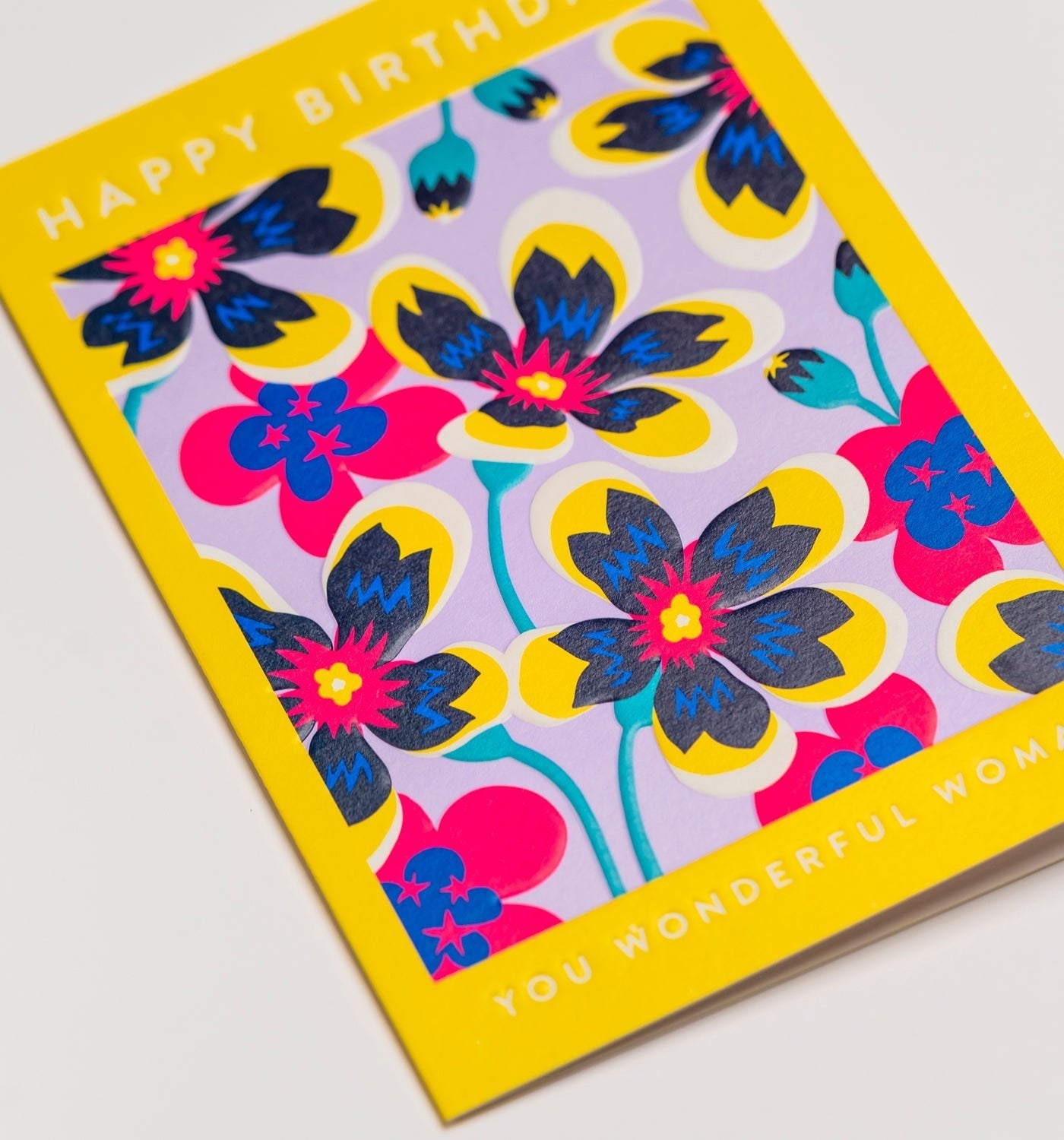 Primula Happy Birthday You Wonderful Woman - UniqueEntity Art