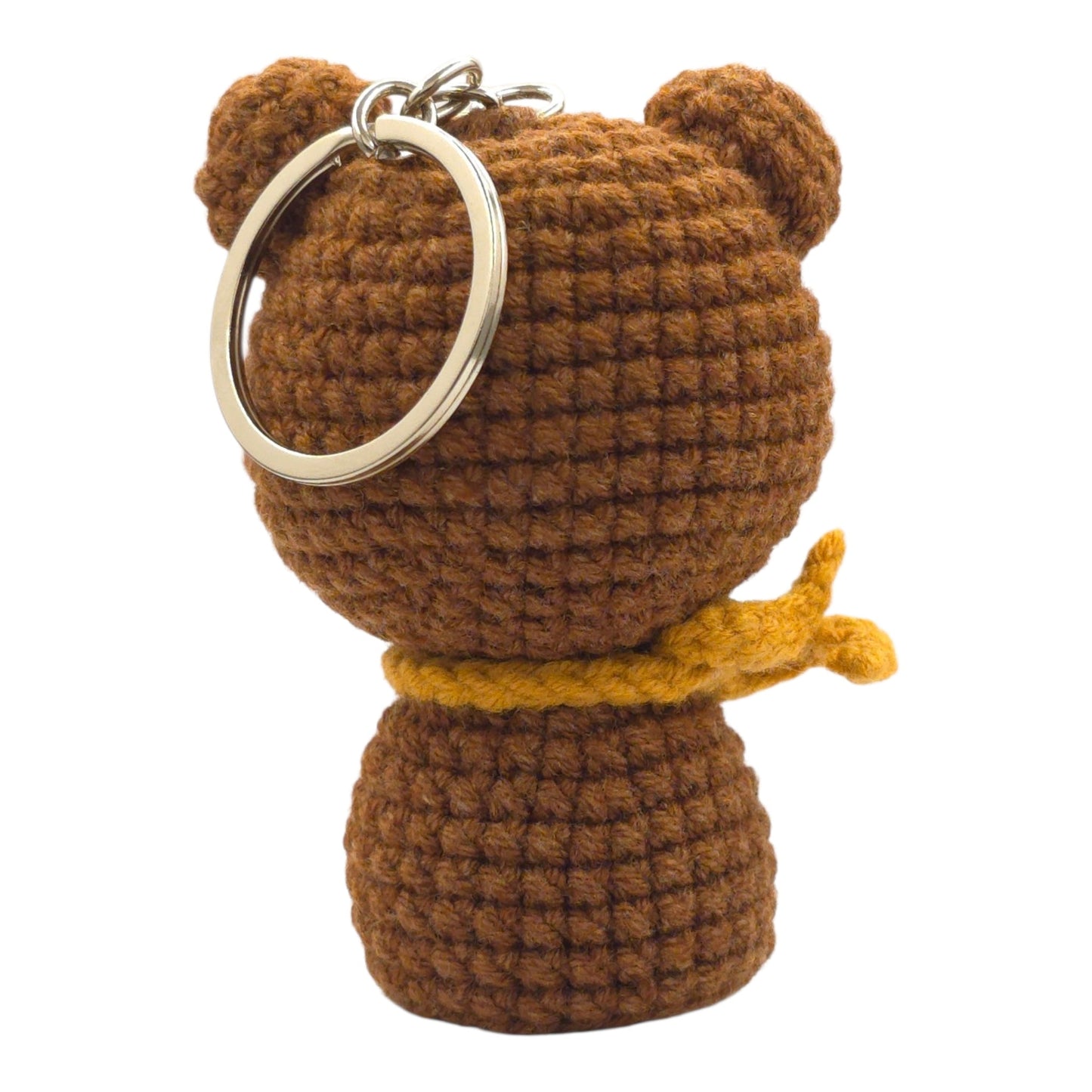 Rust Brown Bear Cub Keychain - UniqueEntity Art