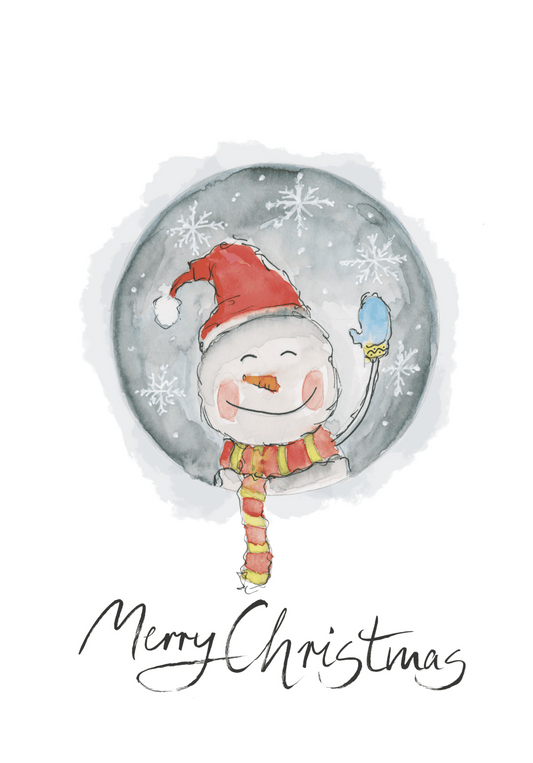 Snowman Salute - UniqueEntity Art