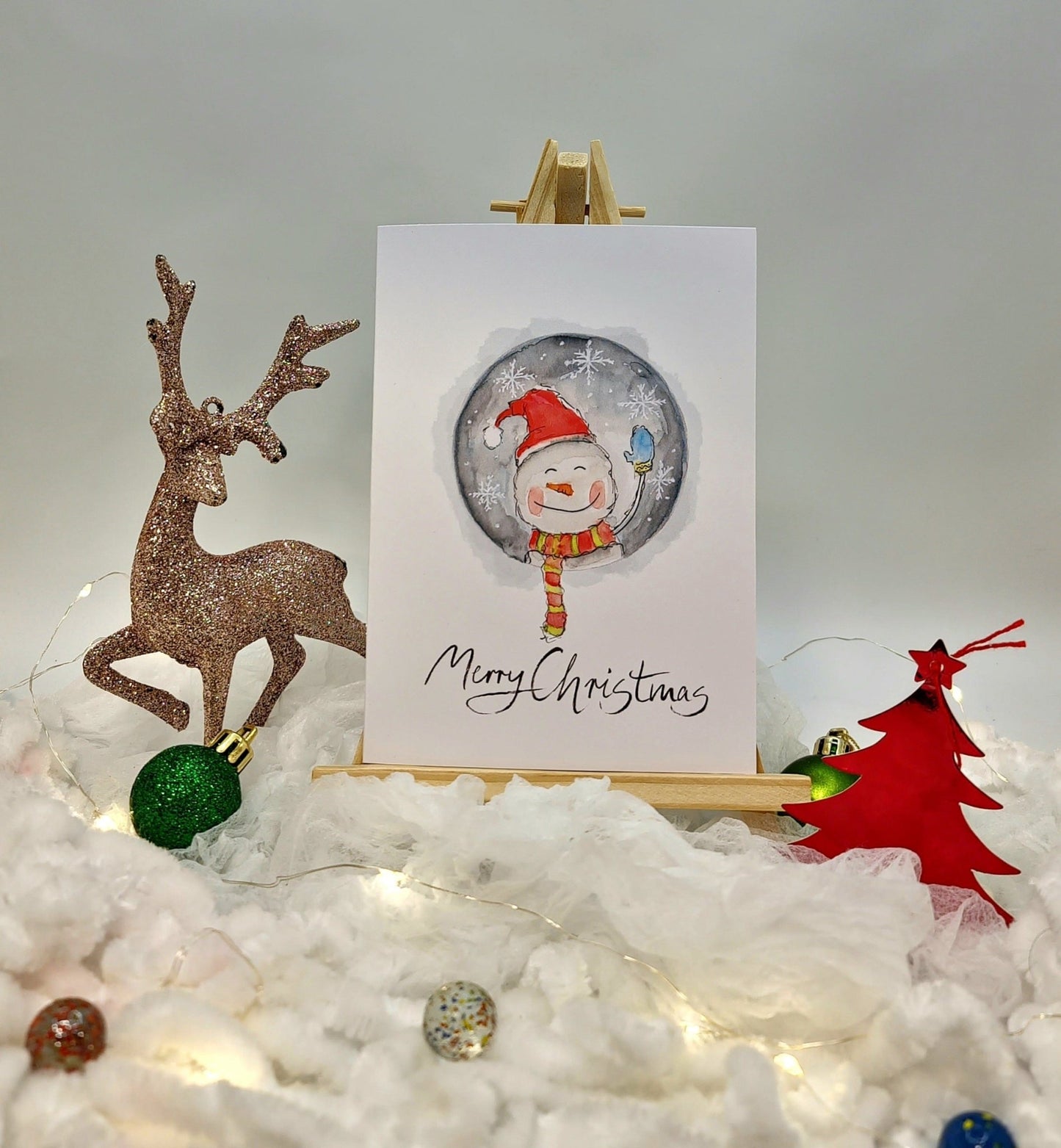 Snowman Salute - UniqueEntity Art