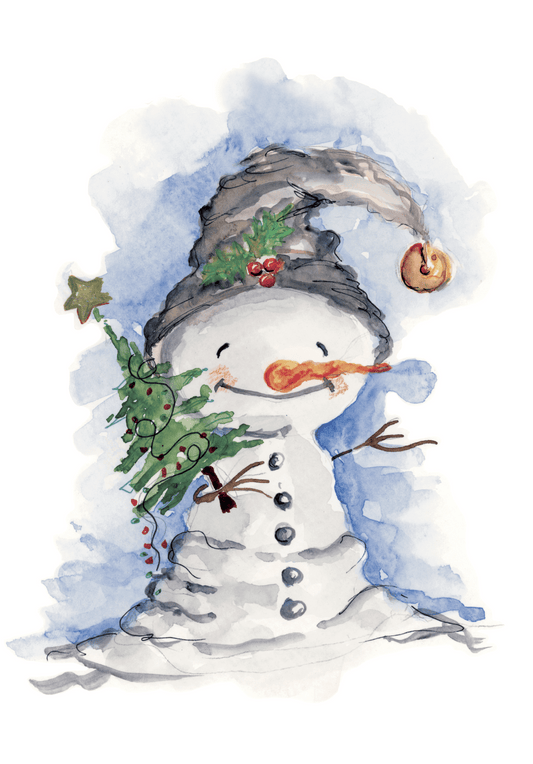 Snowy Greetings - UniqueEntity Art