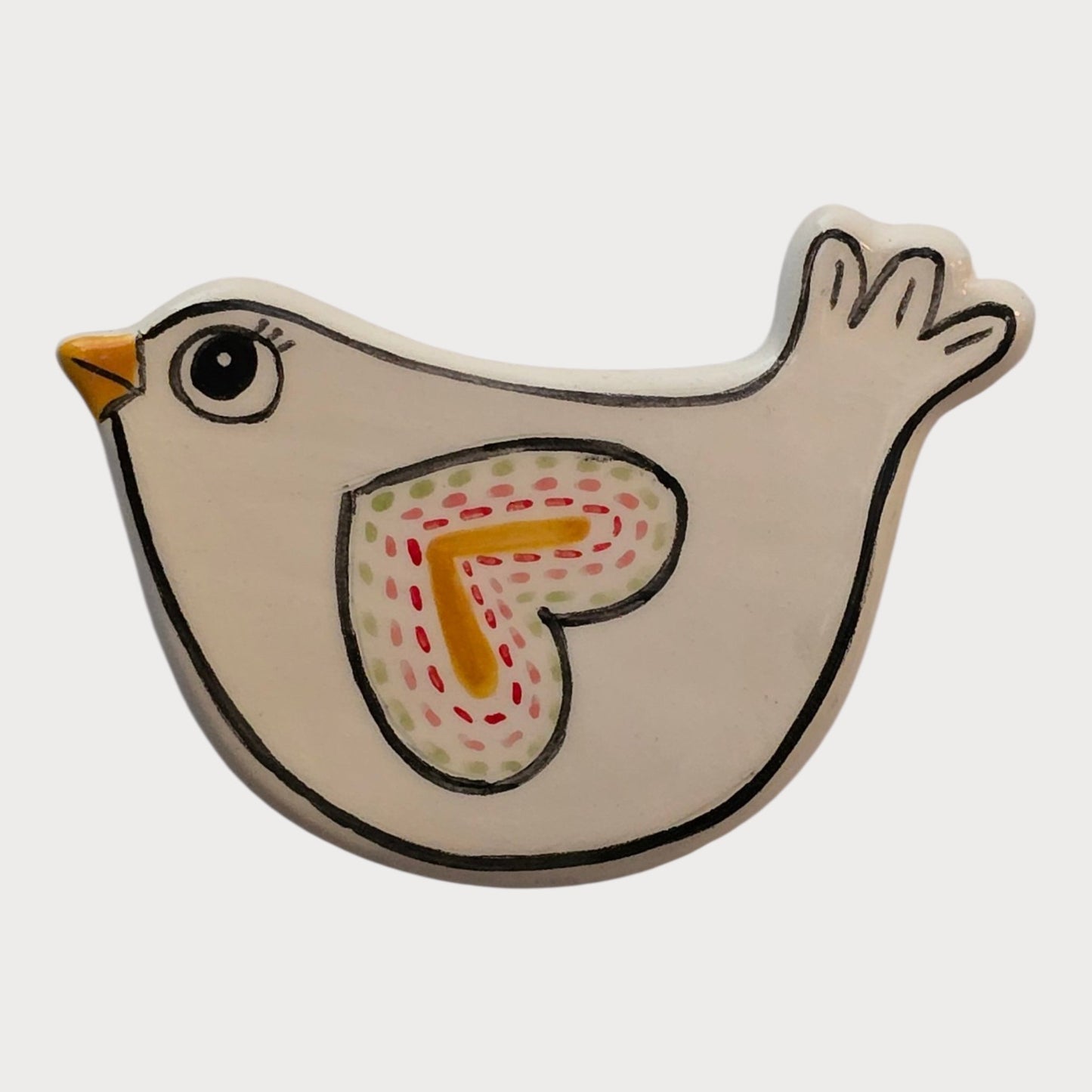 White Bird Decorative Wing Magnet - UniqueEntity Art