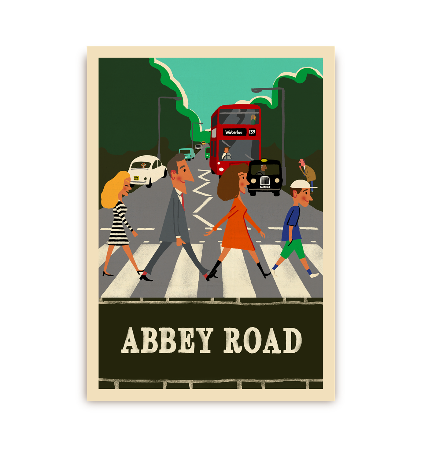 Abbey Road Postcard