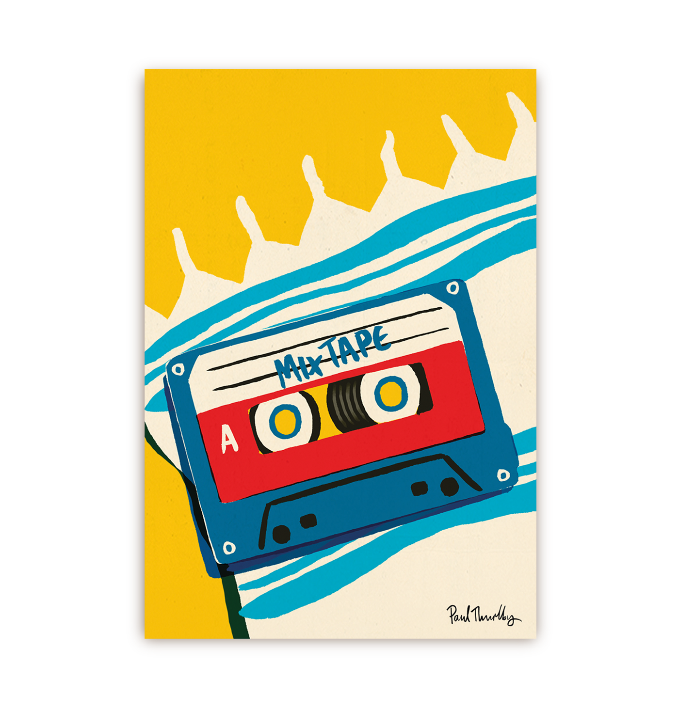Mixtape Postcard