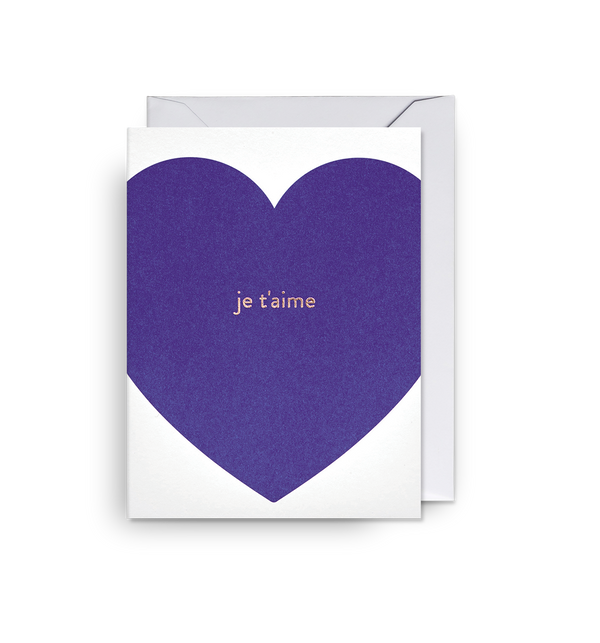 Je’Taime Mini Card