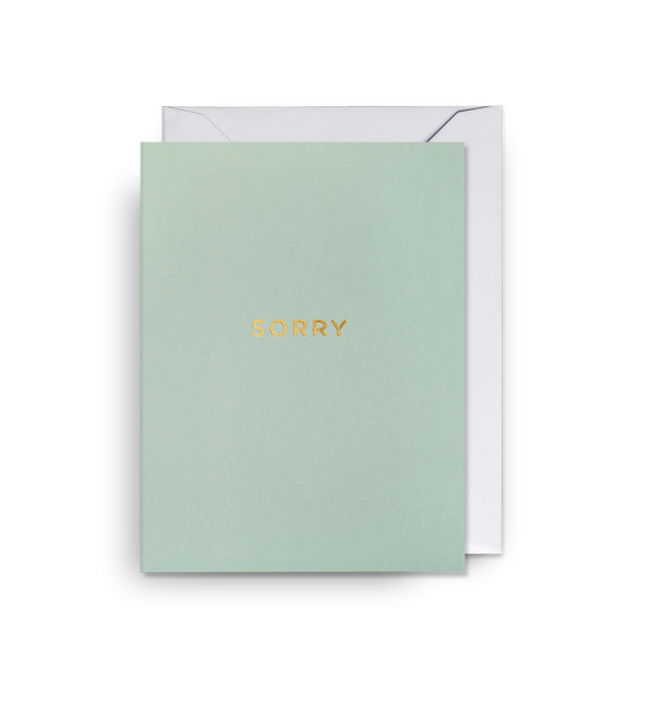 Sorry Mini Card