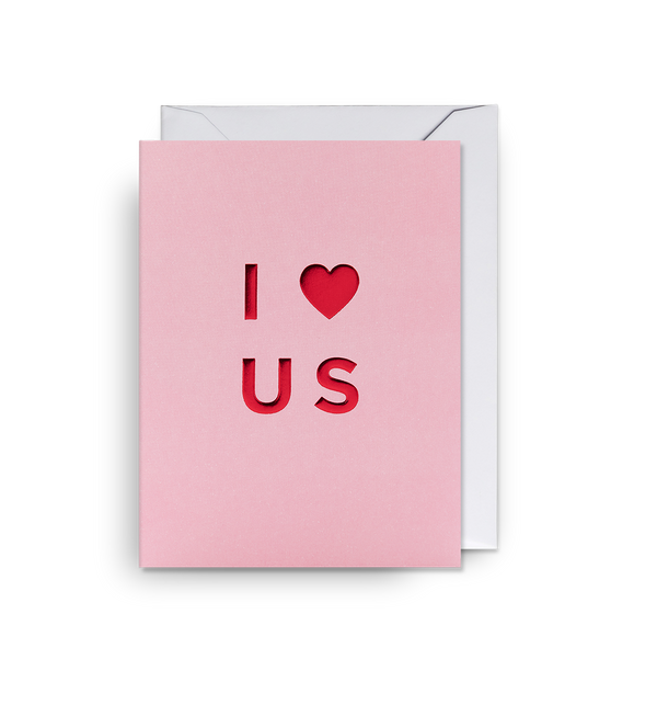 I Heart Us Mini Card