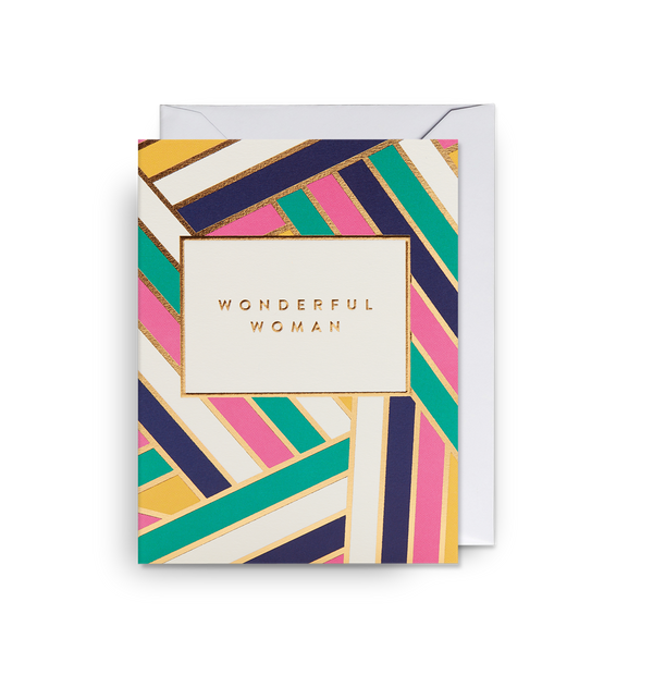 Wonderful Woman Mini Card