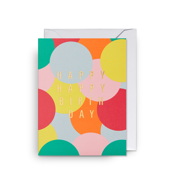 Happy Happy Birthday Mini Card