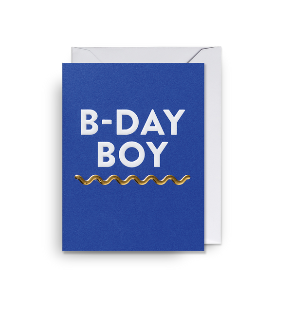 B-Day Boy Mini Card