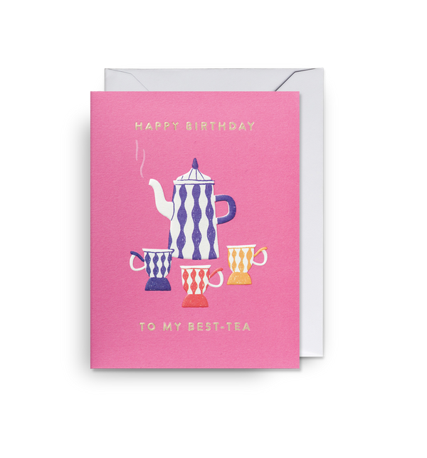 Happy Birthday To My Best-Tea Mini Card