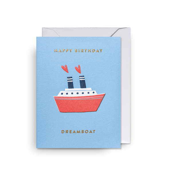 Happy Birthday Dreamboat Mini Card