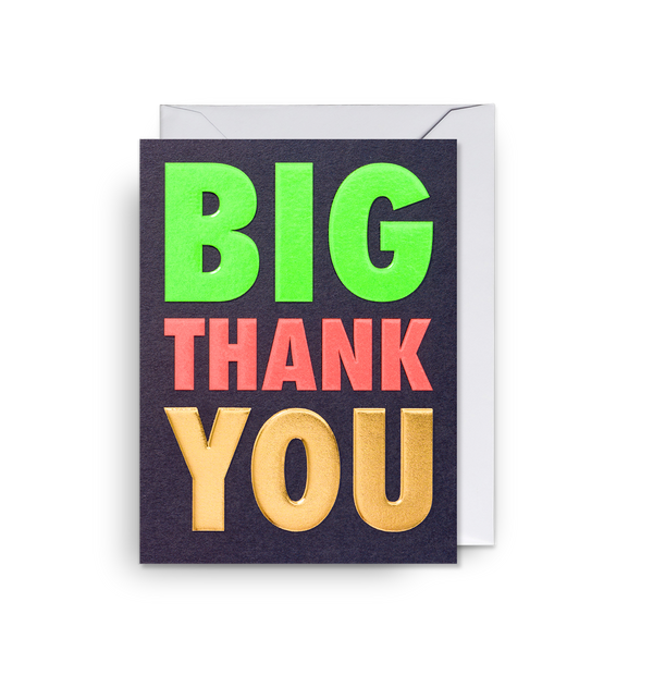 Big Thank You Mini Card