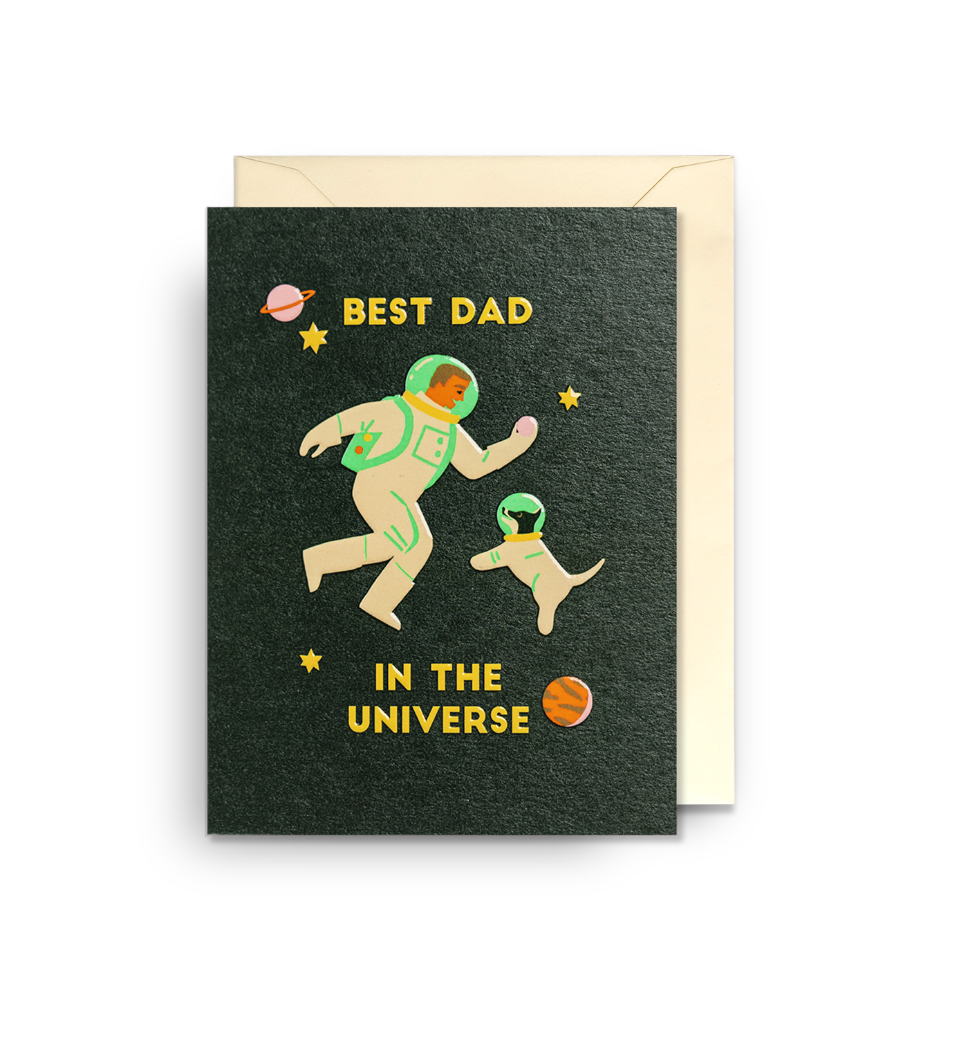 Best Dad in The Universe Mini Card
