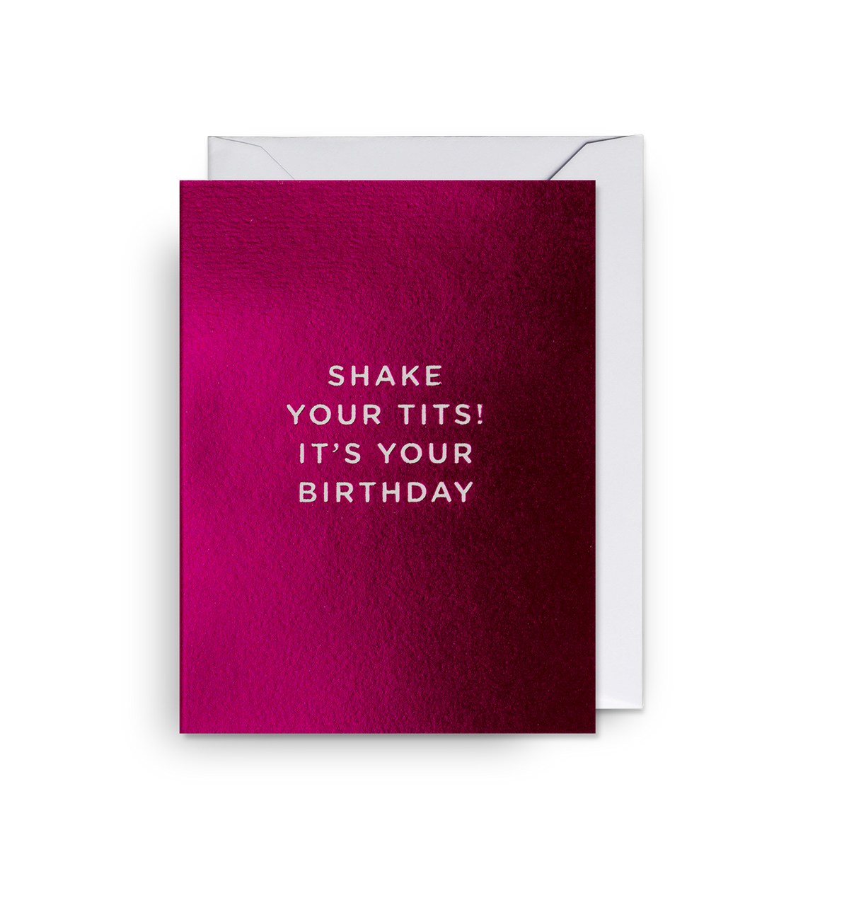 Shake your tits! It's your birthday Mini Card