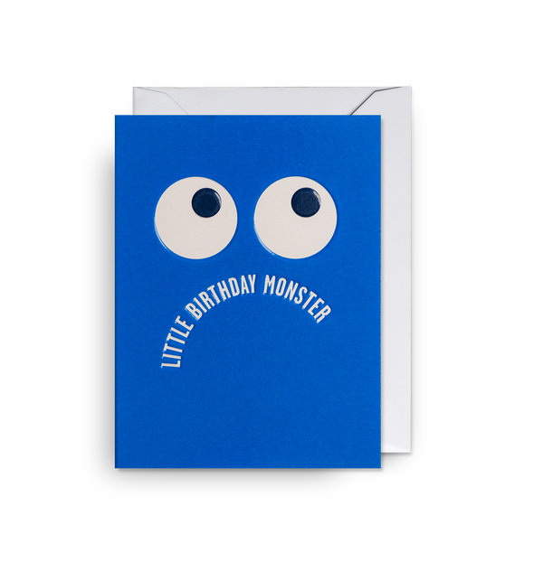 Little Birthday Monster Mini Card
