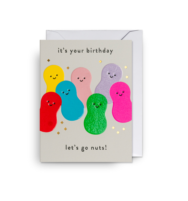 It's Your Birthday, Lets Go Nuts! Mini Card