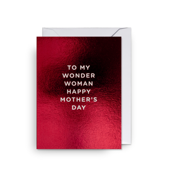 To My Wonder Woman Happy Mother's Day Mini Card
