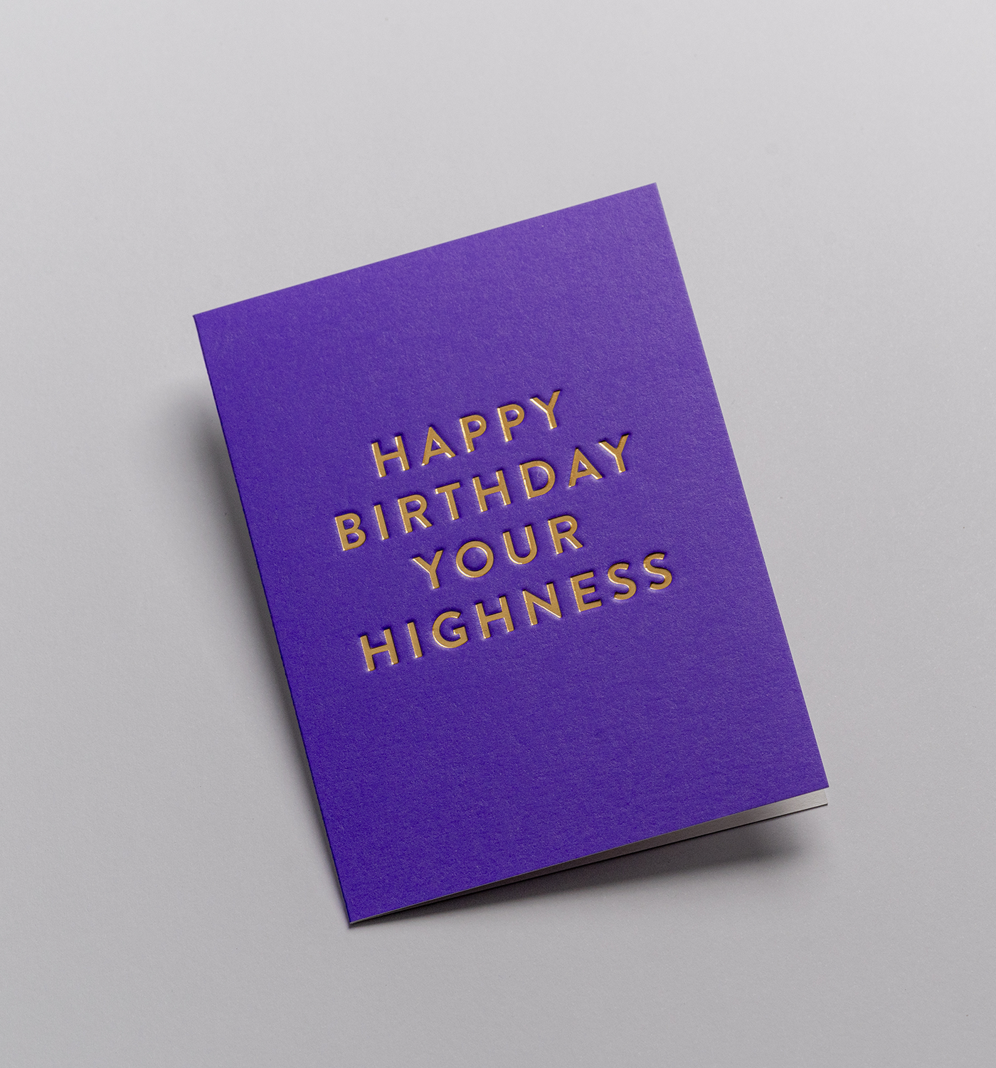 Happy Birthday Your Highness Mini Card