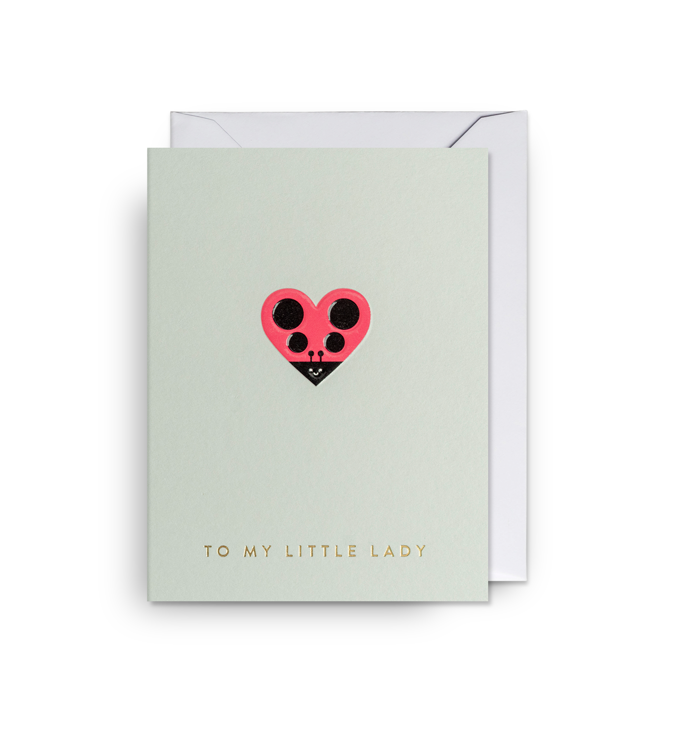 To My Little Lady Mini Card