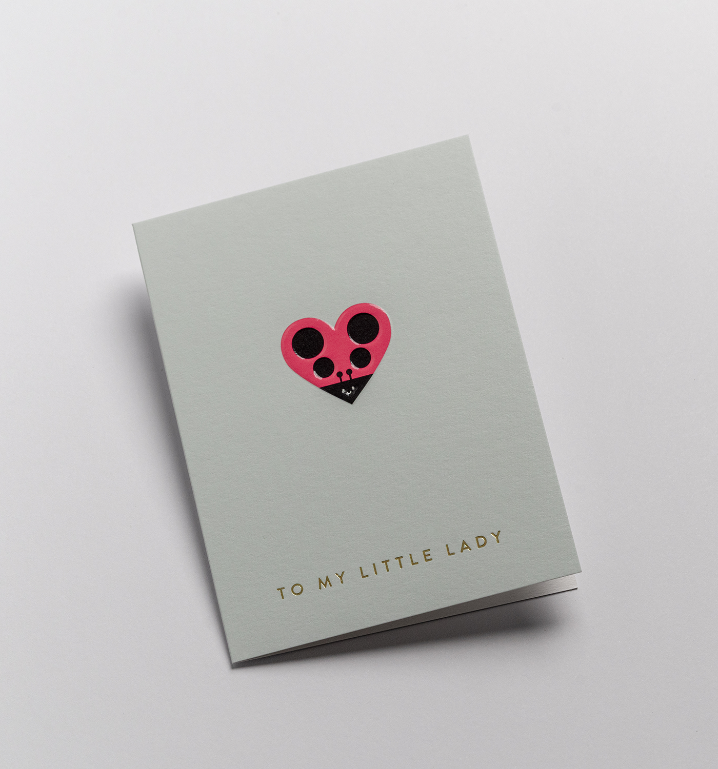 To My Little Lady Mini Card