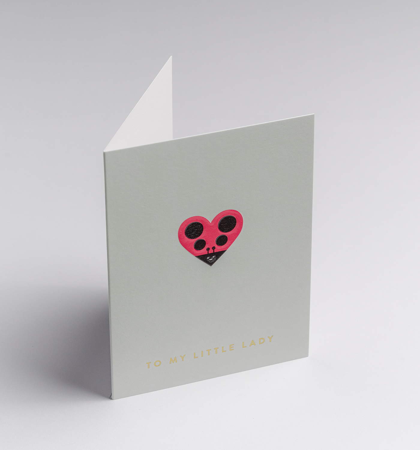 To My Little Lady Mini Card