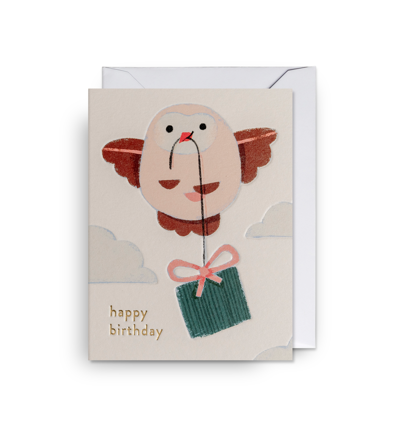 Happy Birthday Owl Mini Card