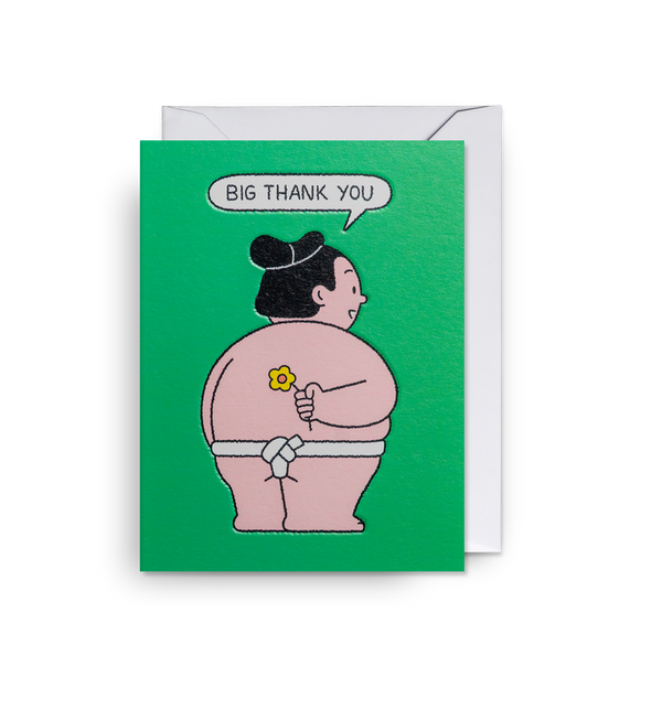 Big Thank You Mini Card