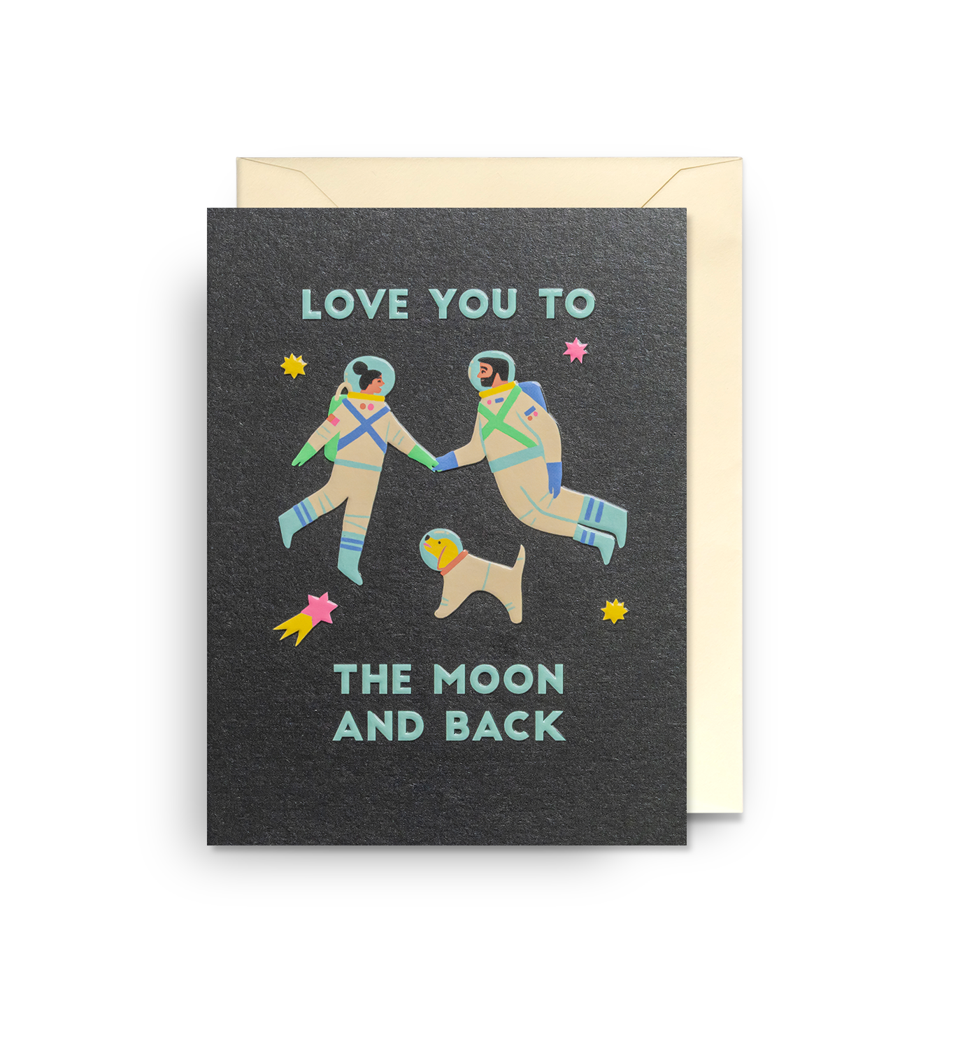 Love You to the Moon and Back Mini Card