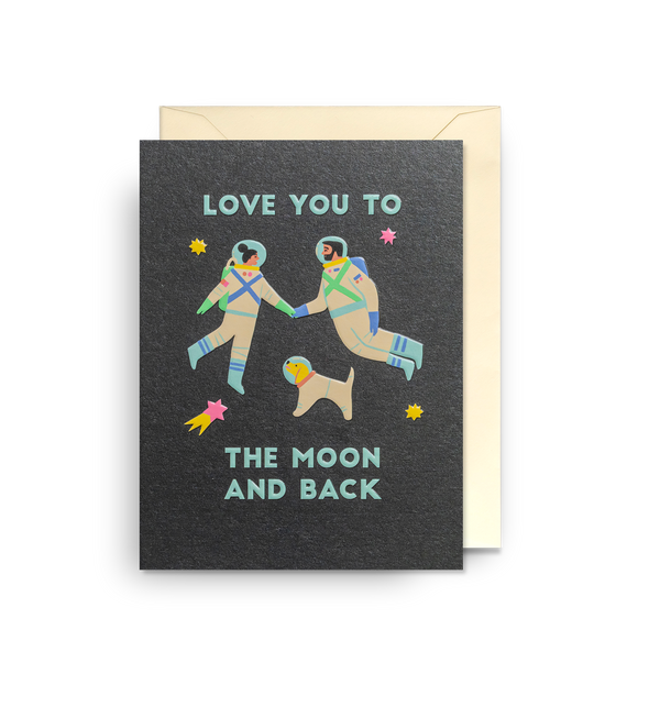 Love You to the Moon and Back Mini Card