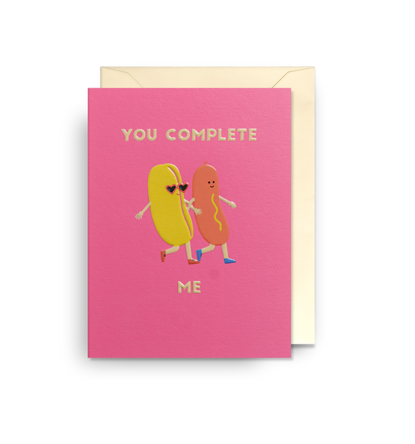 You Complete Me Mini Card