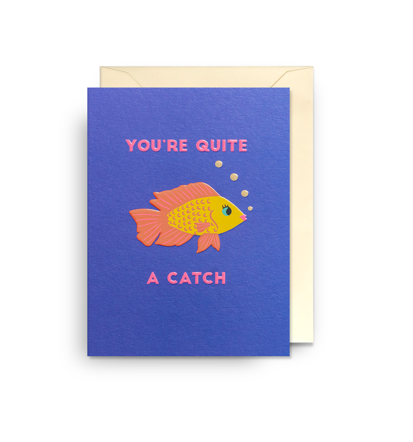 You're Quite A Catch Mini Card