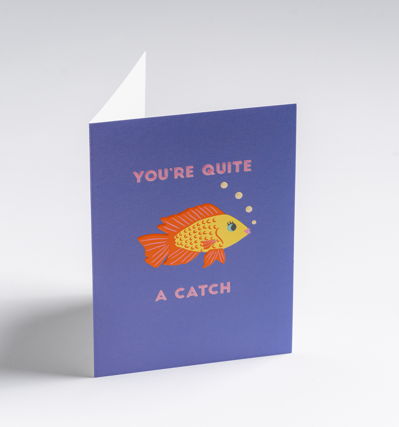You're Quite A Catch Mini Card