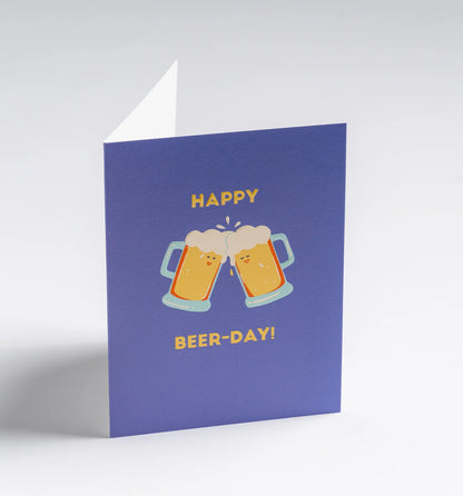 Pints Happy Beer-Day Mini Birthday Card
